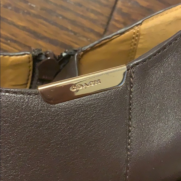 Leather Coach booties - Picture 4 of 7